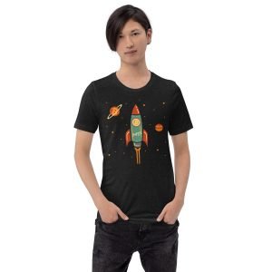 Sats Rocket  t-shirt - Black